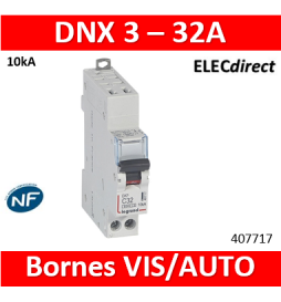 Legrand - Disjoncteur 3P DX3 - 20A - 10kA - courbe C - Réf : 407830 -  ELECdirect Vente Matériel Électrique