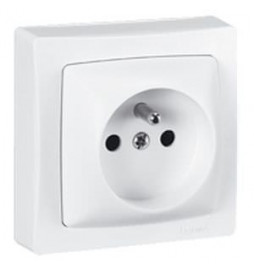 Multiprise murale 3 prises ou triplite verticale blanc LEGRAND, 1378332, Electricité et domotique