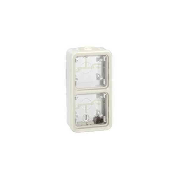 Legrand Plexo - boitier blanc 2 postes verticaux - IP55/IK07 - 069691