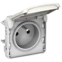 Legrand Plexo - Prise de courant - blanc - composable 16A - 230V - IP55/IK07 - 069621