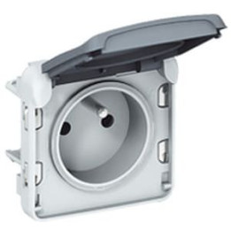 Legrand Plexo - Prise de courant 2P+T composable 16A - 230V - IP55/IK07 - 069551