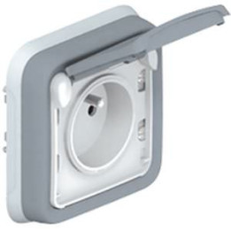 Legrand Plexo - Prise de courant encastré 2P+T 16A - 230V - IP55/IK07 - 069831