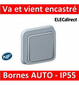 Legrand Plexo - Va-et-Vient encastré 10A - 230V - IP55/IK07 - 069811