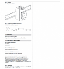 2 PC modulaire 2P+T 16A DIGITAL + disjoncteur 16A - 04562x2 +