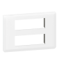 Legrand - Mosaic L - Plaque de finition 2 x 6 modules - Blanc - Réf : 078836L