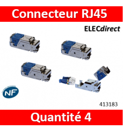 Coffret de communication - Kit répartiteur TV sur RJ45 2 sorties - GO187