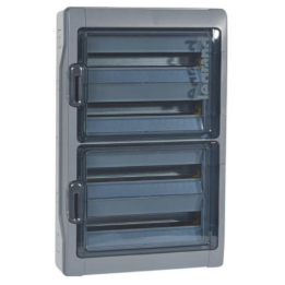Legrand - Plexo³ - Coffret étanche - 4 Rangées 18 Modules - IP65/IK09 - Réf : 001927