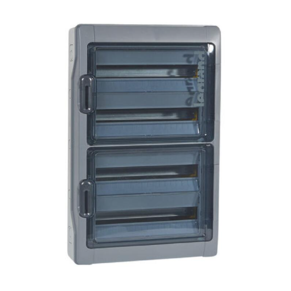 Legrand - Plexo³ - Coffret étanche - 4 Rangées 18 Modules - IP65/IK09 - Réf : 001927