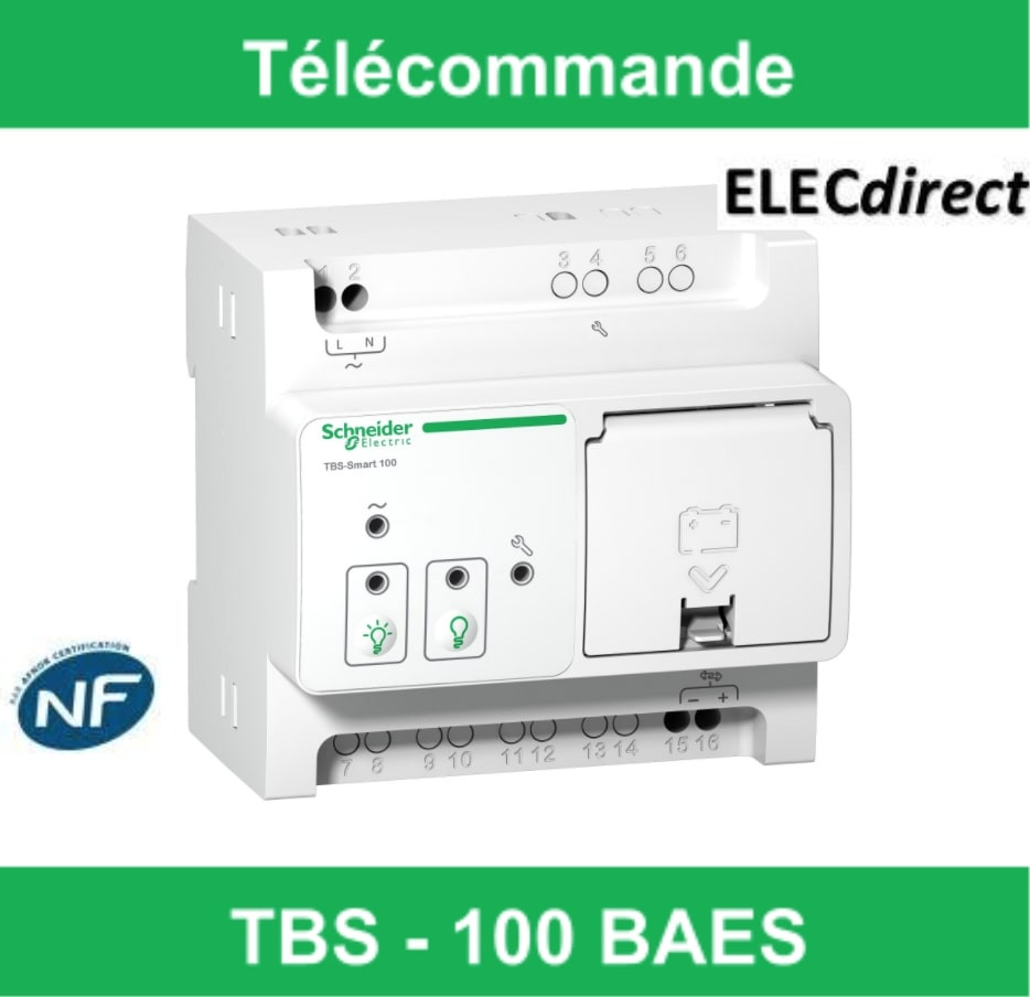 Telecommande modulaire multifonctions connectee IP pour BAES et alarme  incendie Legrand