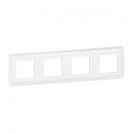 Legrand Mosaic - Plaque 4 x 2 modules - 4 postes (8M) - horizontal