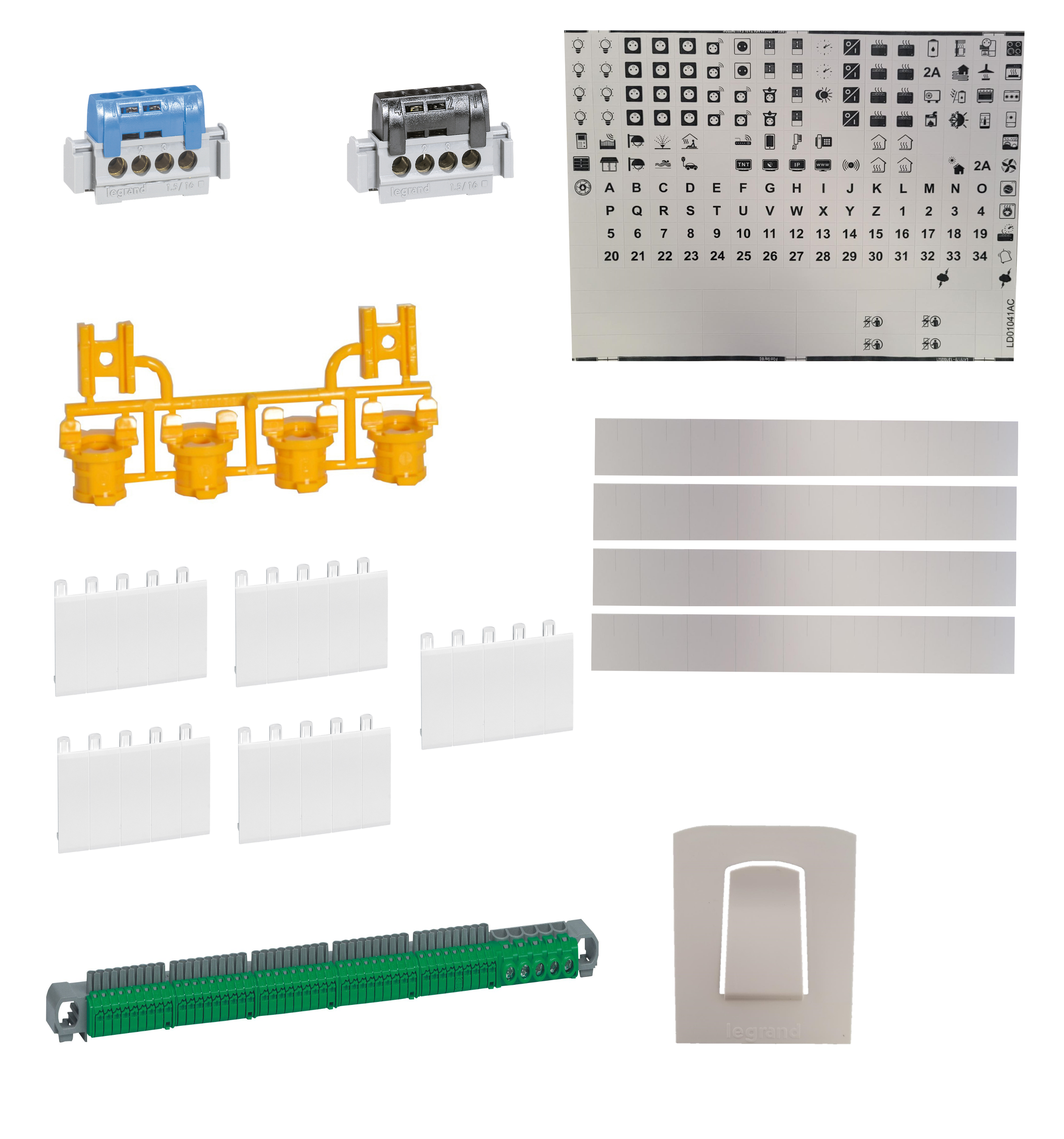 Accessoires fournis coffret Drivia Legrand 401224