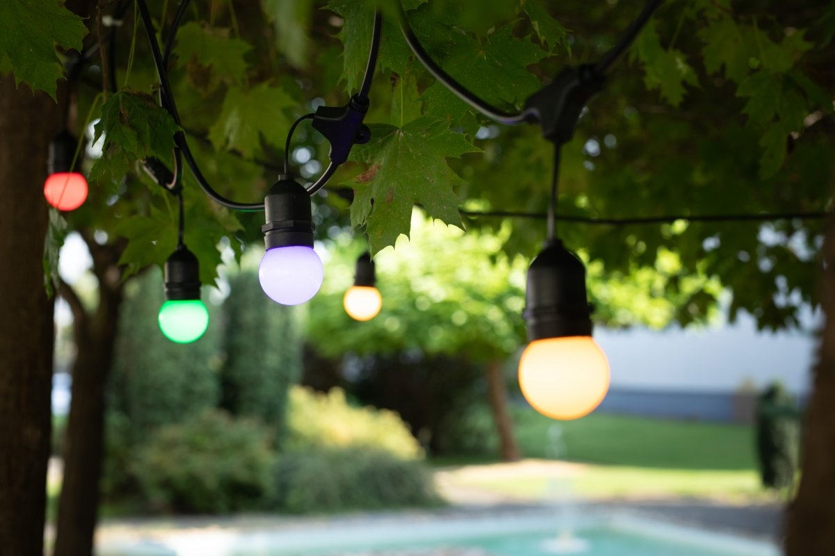 GTV Lighting - Guirlande de jardin - E27 - 220-240V - Réf : AE-GR610-10