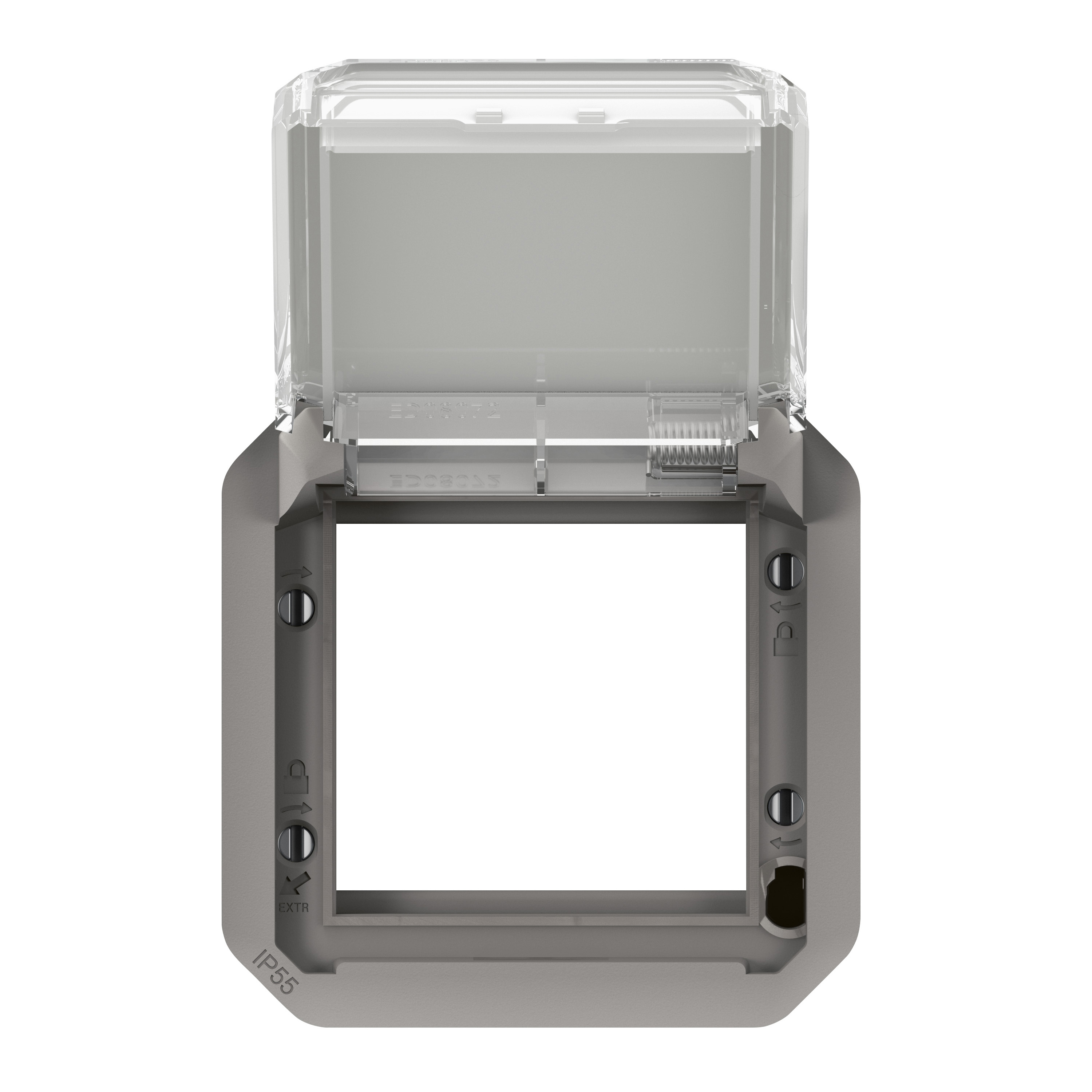 Legrand - Interrupteur / va-et-vient étanche Plexo prêt à poser saillie - 10AX - 250V - IP55 - IK08 - Gris - Réf : 069711L