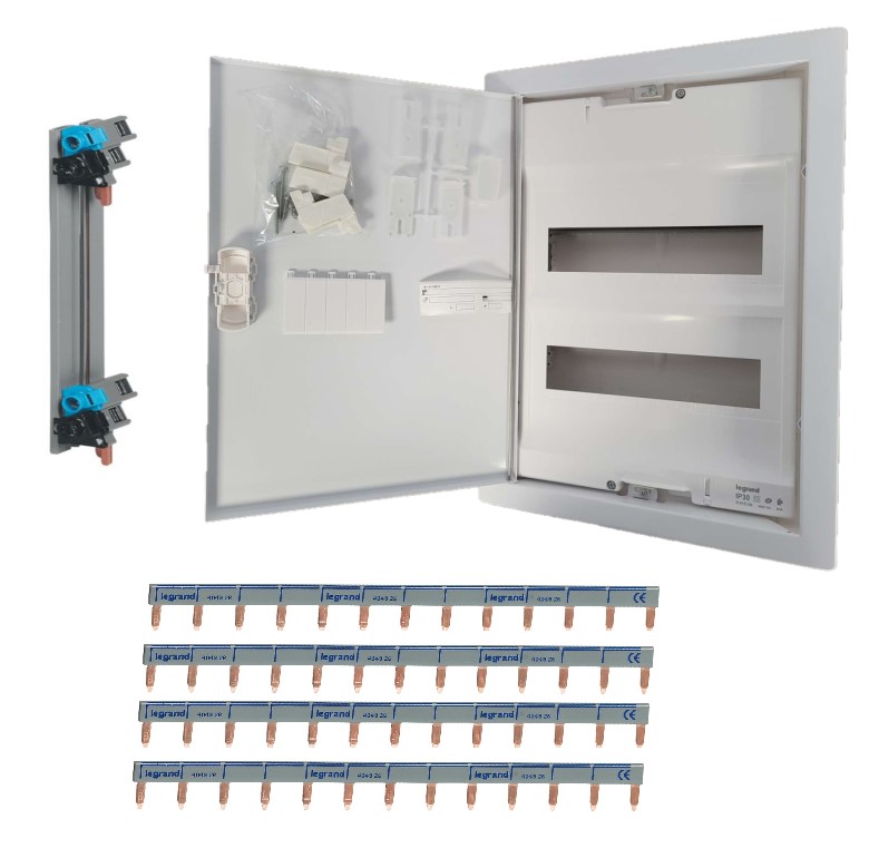 Coffret encastré Legrand avec peignes