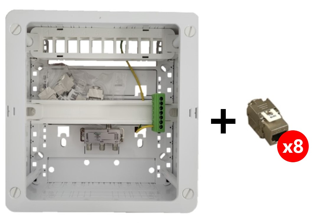 Coffret VDI Casanova 8 RJ45 Grade 3