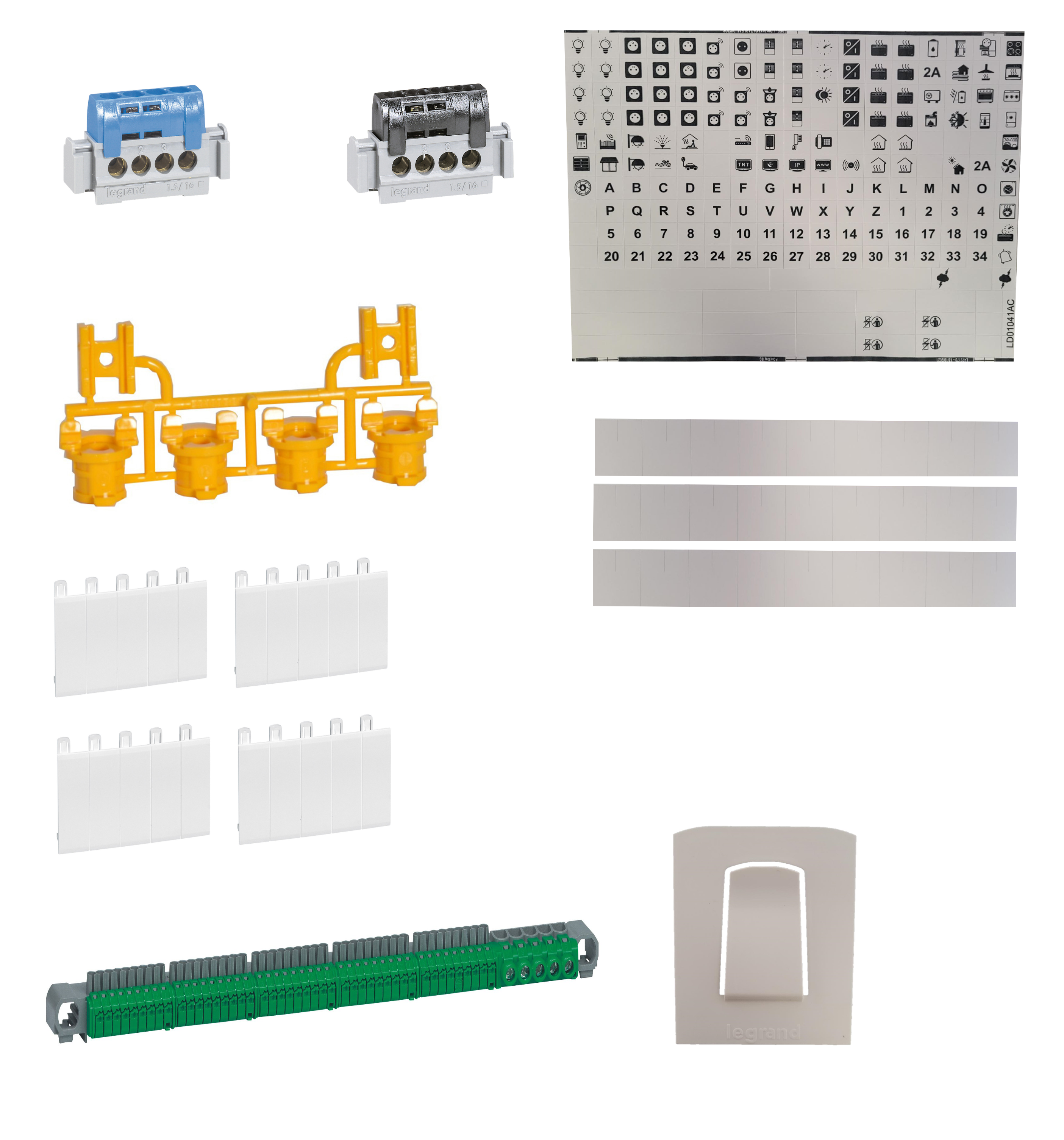 Accessoires coffret 3x18 Legrand
