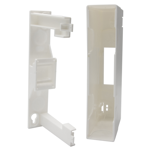 Legrand Drivia coffret cache-bornes 1 module blanc RAL9003 réf 001301 vue dos