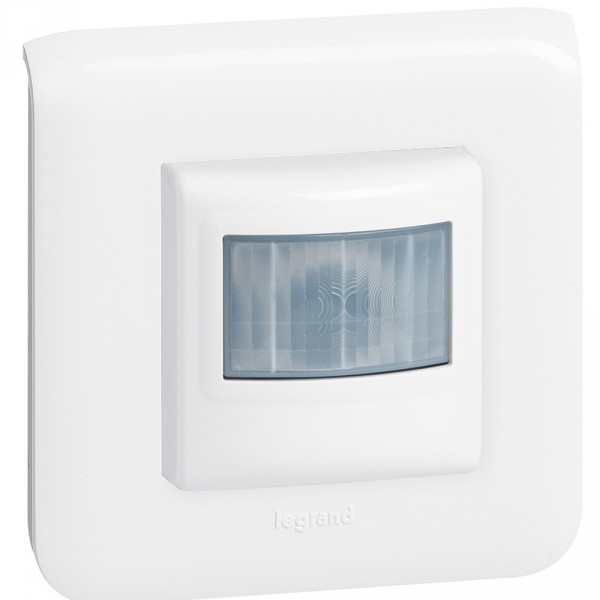 Legrand - Détecteur de mouvement autonome ECO1 3 fils avec neutre IP40 Mosaic - Complet avec plaque blanche - Réf : 048897 