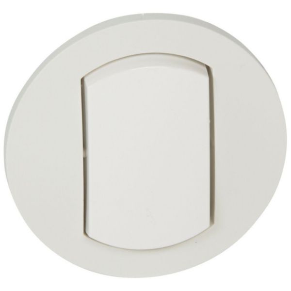 Enjoliveur pour interrupteur ou va et vient - Étanche IP44 - Céliane 2024 - Legrand - Réf 067801
