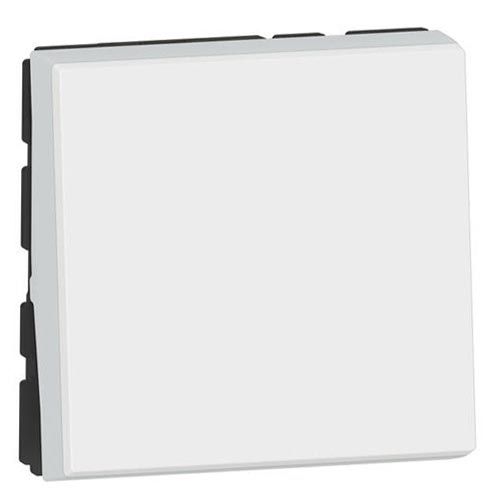 Legrand Interrupteur ou va-et-vient 10AX 250V~ Mosaic Easy-Led 2 modules - blanc 077011L