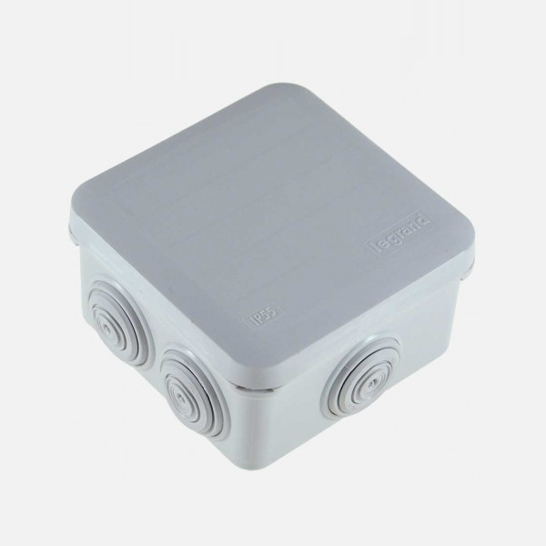 Legrand - Boîte de dérivation étanche IP55 - 80x80x45 - Réf : 092012