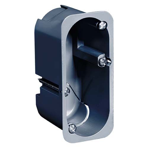 Eur'Ohm - Boite d'encastrement multi-matériaux XL Ultra - 1/2 poste - Prof.  40 mm - Réf : 52050 - ELECdirect Vente Matériel Électrique