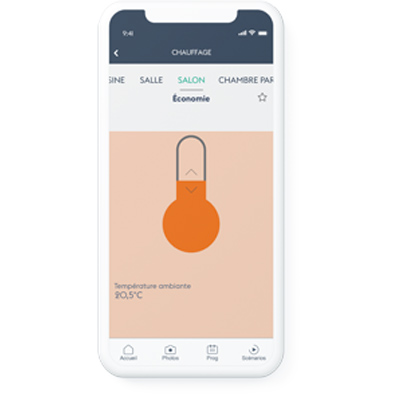 RF 6600 FP - Application mobile récepteur pour chauffage connecté
