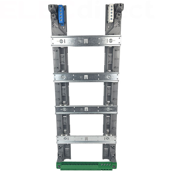 Digital Electric - coffret modulaire 4 rangées 13 modules - blanc RAL 9003 - Réf : 07814 - Vue de face