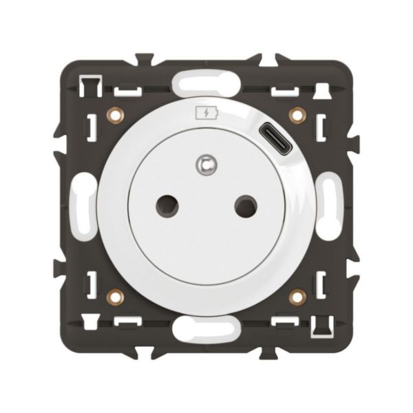 Prise de surface avec prise USB type C - Céliane 2024 - Legrand - Réf CB0140