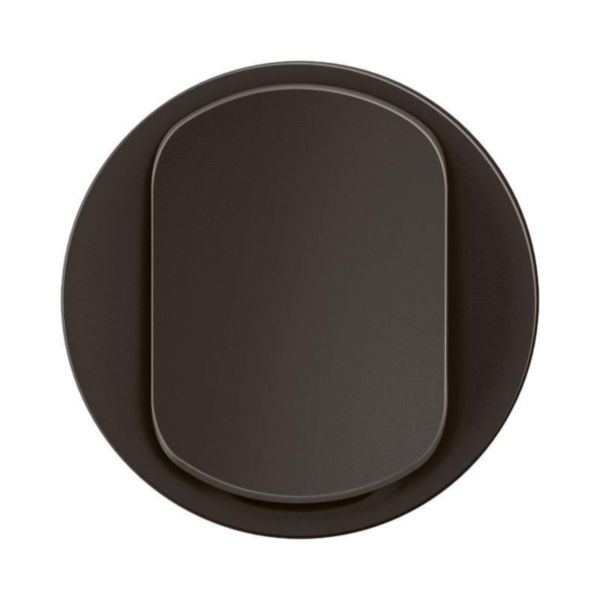 Enjoliveur pour interrupteur ou va et vient - Noir mat - Céliane 2024 - Legrand - Réf CN0001