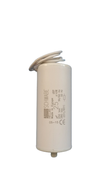 AS Schwabe - Condensateur de démarrage 25 µF - 250V - ±10% - Réf :