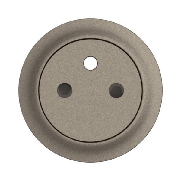 Enjoliveur pour prise de courant - Titane - Céliane 2024 - Legrand - Réf CT0111