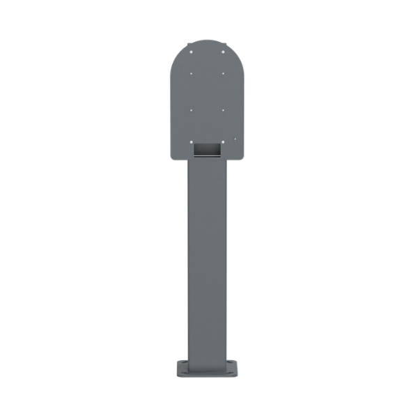 Schneider Charge Pro - pied métal pour borne - gris foncé RAL7016 - Réf EVA2PBS1 - Vue de face