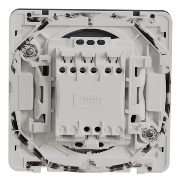 Dimensions interrupteur va-et-vient composable Schneider Mureva Styl – Réf : MUR37021