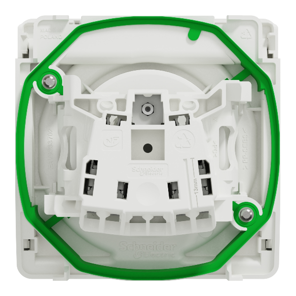 Dimensions prise de courant Schneider Mureva Styl – Réf : MUR36133