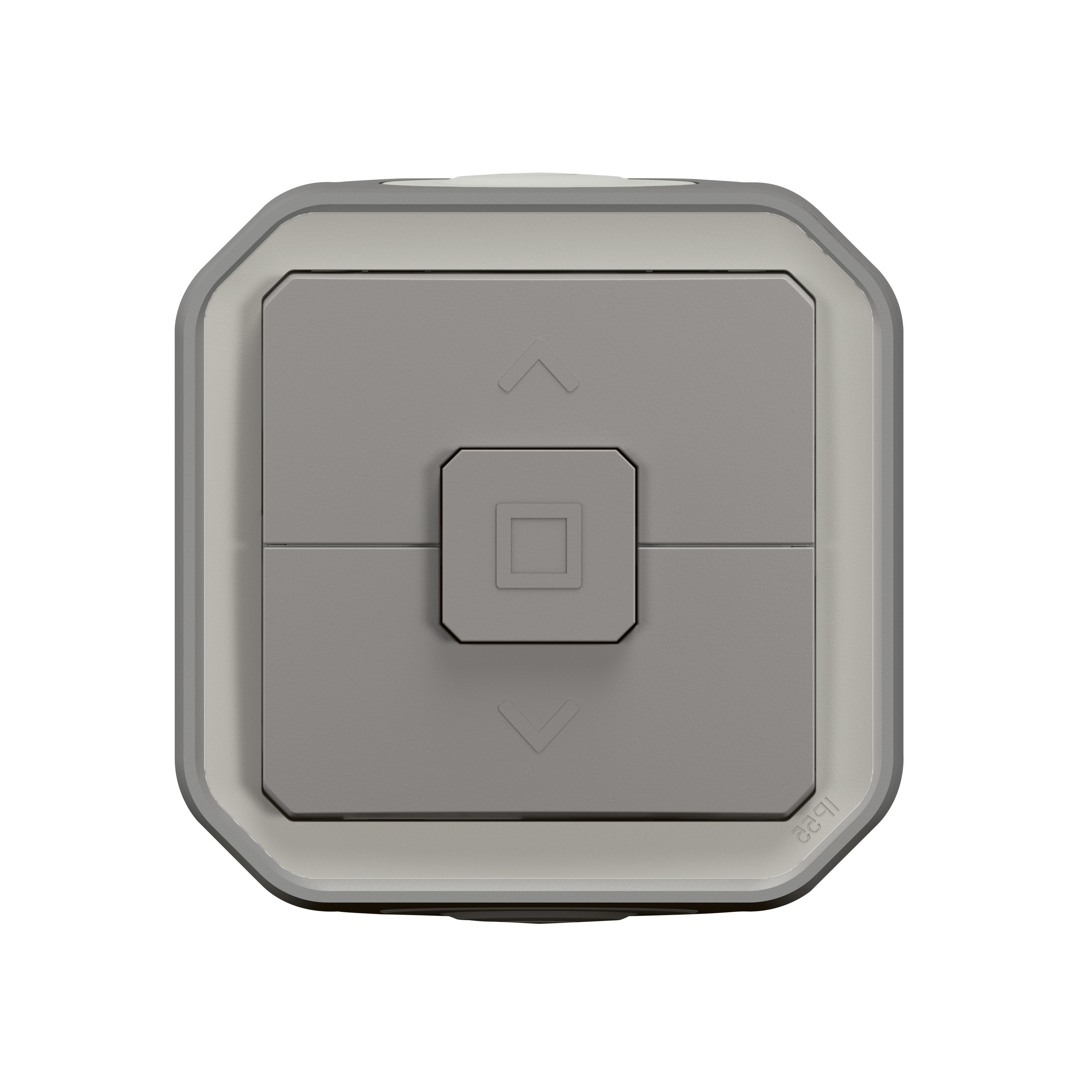 Legrand - Interrupteur / va-et-vient étanche Plexo prêt à poser saillie - 10AX - 250V - IP55 - IK08 - Gris - Réf : 069711L