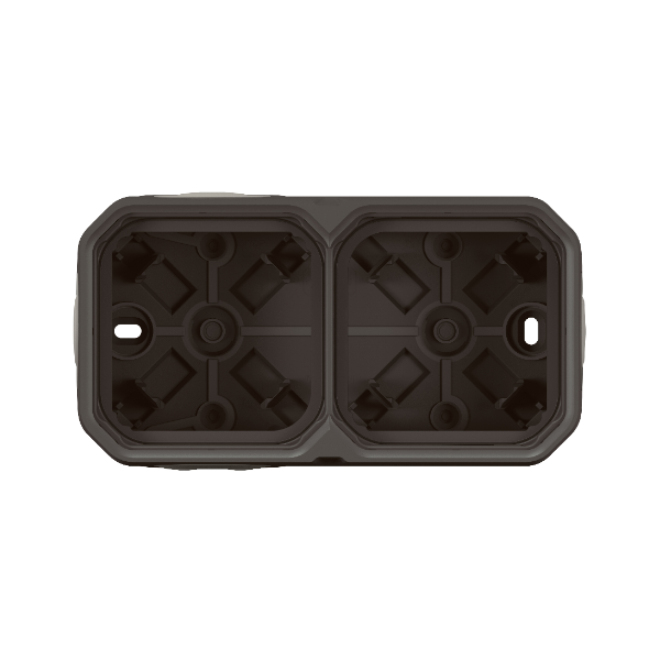 Legrand - Plexo L - Boîtier saillie étanche composable - 2 postes - horizontal/vertical - anthracite - Réf : 069602L