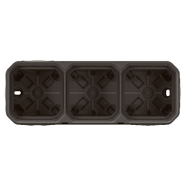 Legrand - Plexo L - Boîtier saillie étanche composable - 3 postes - horizontal/vertical - anthracite - Réf : 069603L