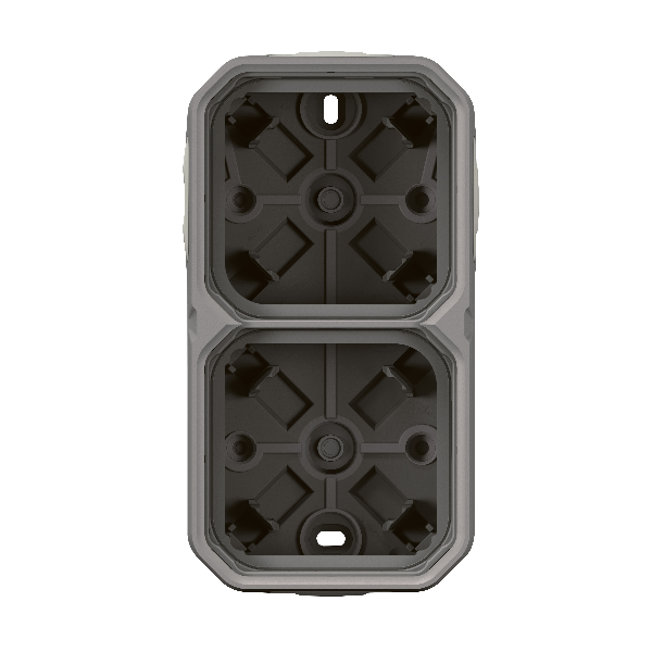 Legrand - Plexo L - Boîtier saillie étanche composable - 2 postes - horizontal/vertical - gris - Réf : 069672L