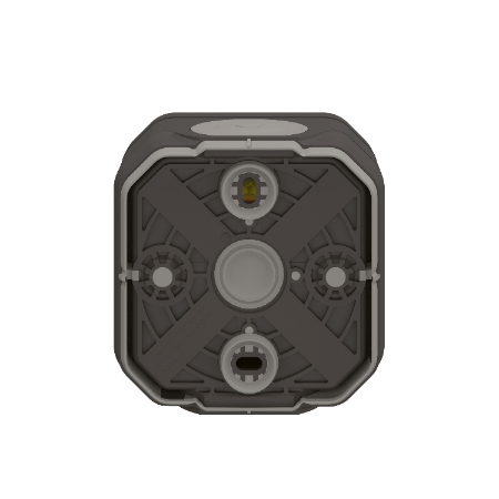 Legrand - Plexo L - Poussoir - 10A - 250V - saillie - anthracite - IP55/IK08 - Réf : 069790L