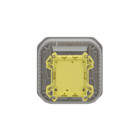 Legrand - Plexo L - Poussoir - 10A - 250V - composable - gris - IP55/IK08 - Réf : 069540L