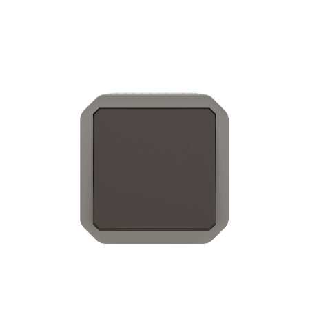 Legrand - Plexo L - Poussoir - 10A - 250V - composable - anthracite - IP55/IK08 - Réf : 069810L