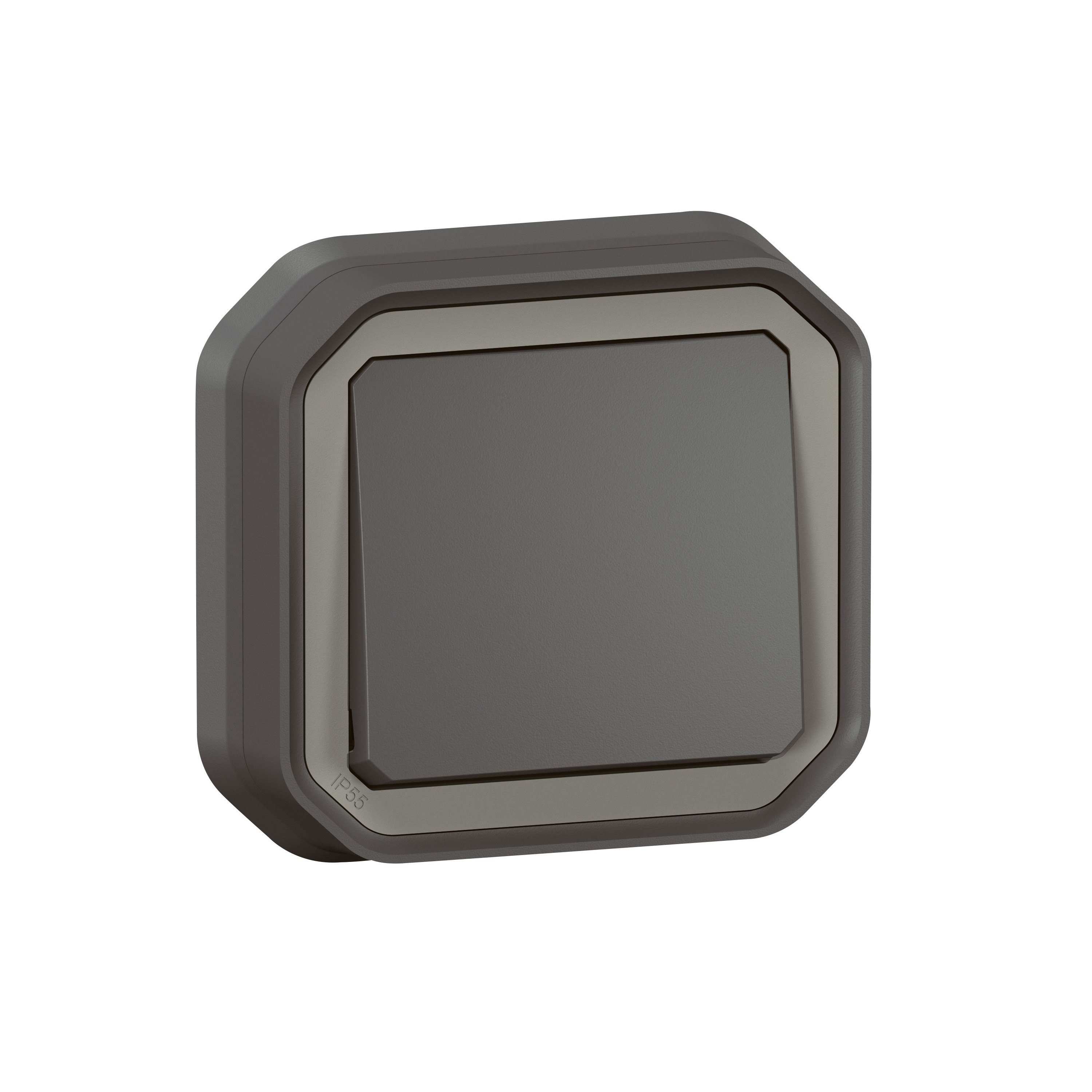 Interrupteur / va-et-vient Plexo IP55 IK08 - Anthracite - 069881L