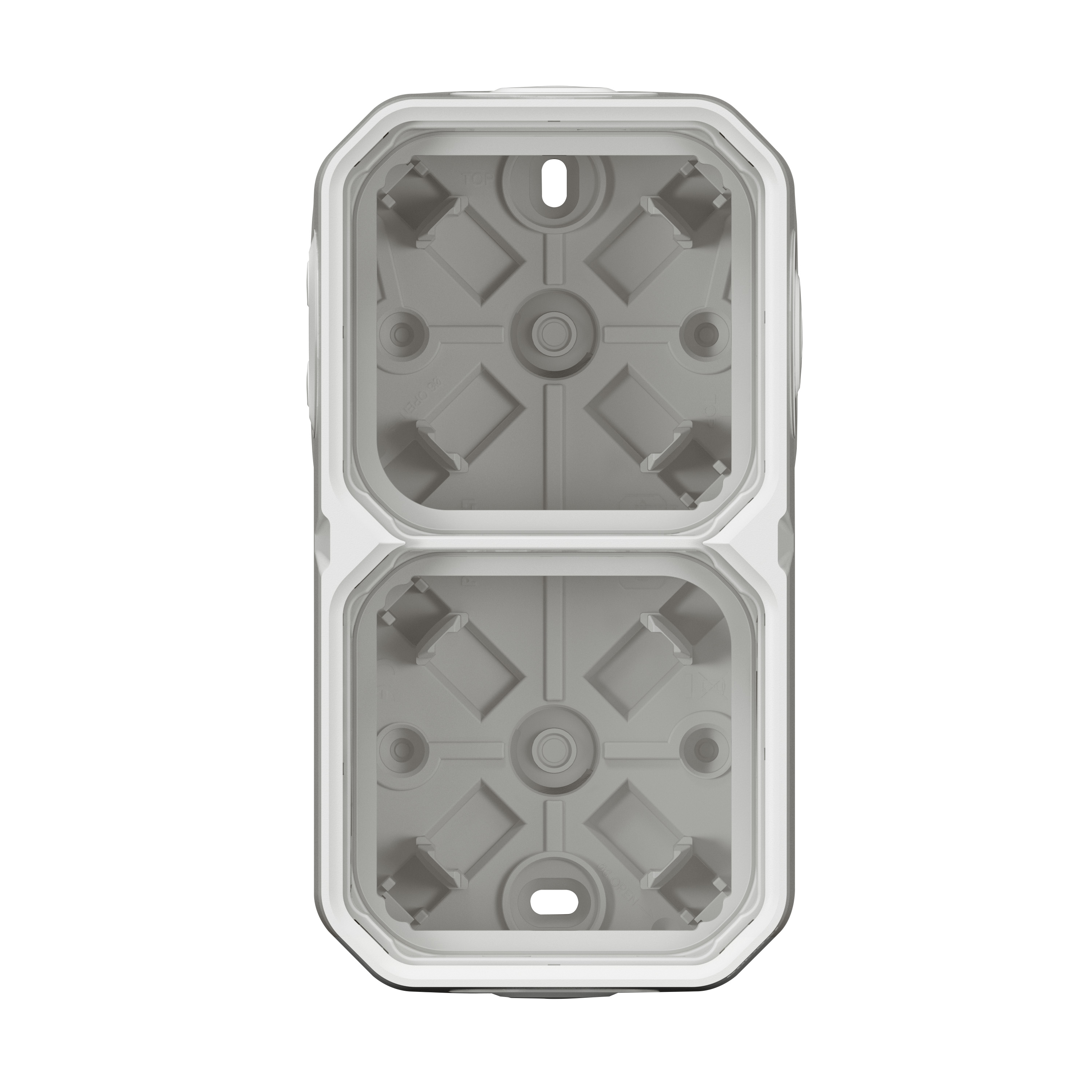 Legrand - Plexo L - Boîtier saillie étanche composable - 2 postes - horizontal/vertical - blanc - Réf : 069690L