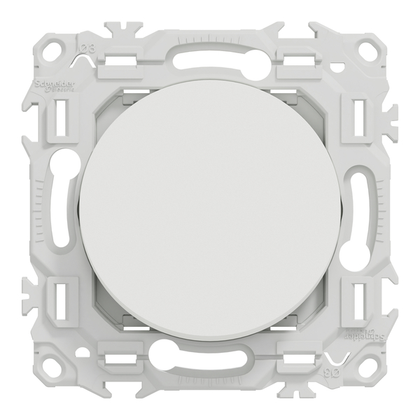 Schneider - Odace 2025 - LOT de 10 Permutateurs - Bornes automatiques - 10AX - Blanc craie - Réf : S920205 x 10 - Vue de face