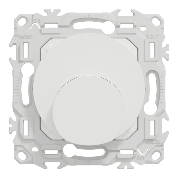Schneider - Odace 2025 - LOT de 10 Sorties de câble - Serre câble 6 à 12 mm² - Blanc craie - Réf : S920662 x 10 - Vue de face