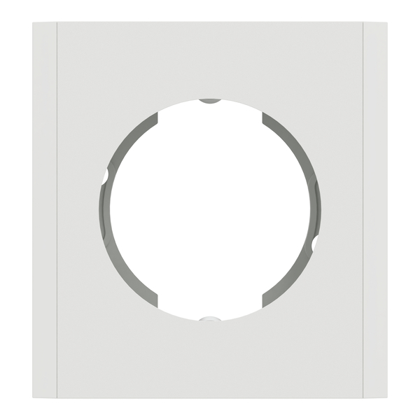 Schneider - Odace 2025 - LOT de 4 Boîtes pour montage en saillie - 1 poste - Blanc craie - Réf : S920762 x 4 - Vue de face