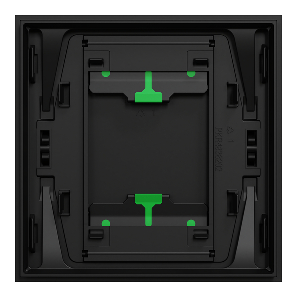Schneider - Odace Intégral 2025 - LOT de 10 Enjoliveur et plaque pour va et vient ou poussoir - Noir onyx - Réf : S949221 x 10 - Vue de dos